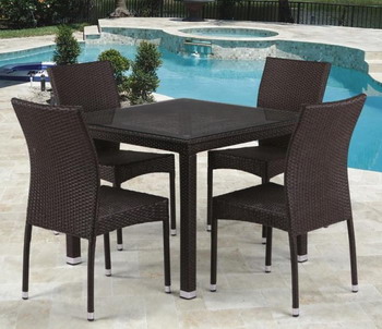 

Комплект мебели Афина, T 257 A/Y 380 A-W 53 Brown 4Pcs