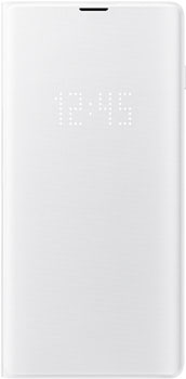 

Чехол (флип-кейс) Samsung, S 10+ (G 975) LED-View white EF-NG 975 PWEGRU