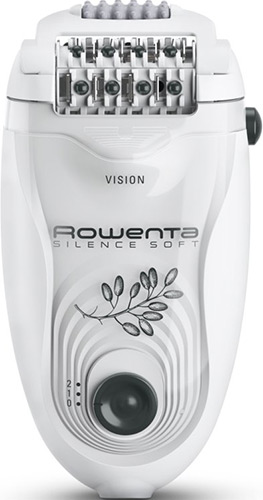Эпилятор и электробритва для женщин Rowenta Silence Soft EP5615F0 белый/серый