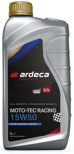 фото Масло ardeca moto-tec racing 15w50 (ua/ru) - 3 x 5l