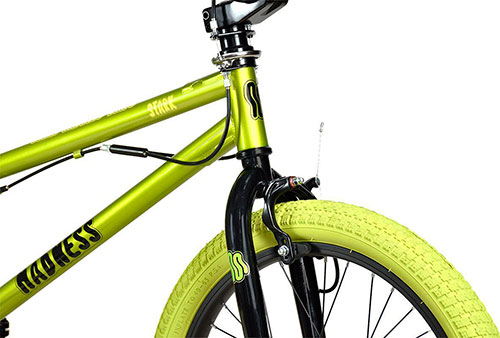 Велосипед Stark Madness BMX 3 HQ-0014374 зеленый металликчерный зеленыйхаки