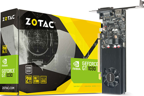 фото Видеокарта zotac geforce gt 1030 2gb (zt-p10300a-10l)