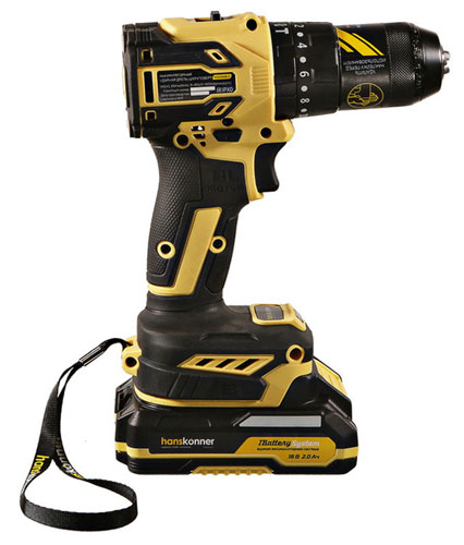 Дрель-шуруповерт Hanskonner HCD2065BLIC
