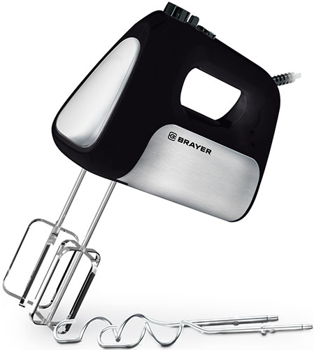 Миксер Brayer BR1303BK черный купить в Москве по низким ценам в ...