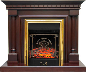 Каминокомплект Royal Flame Dallas с очагом Majestic BR тем.дуб каминокомплект royal flame dallas с очагом majestic bl тем дуб