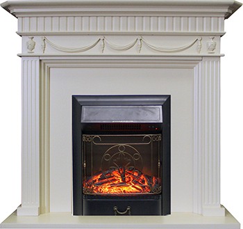Каминокомплект Royal Flame Corfu с очагом Majestic BL сл.кость каминокомплект royal flame dallas с очагом majestic bl тем дуб
