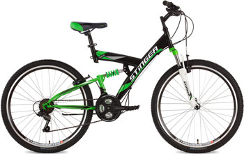 

Велосипед Stinger, 26'' Banzai 16'' черный 26 SFV.BANZAI.16 BK8