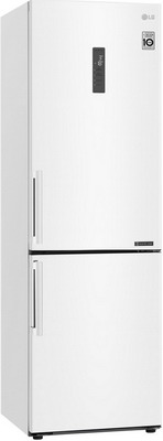 

Двухкамерный холодильник LG, GA-B 459 BQGL белый