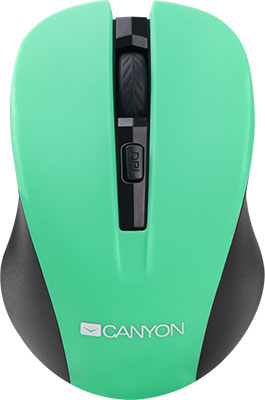 Беспроводная компьютерная мышь Canyon CNE-CMSW1GR Зеленый