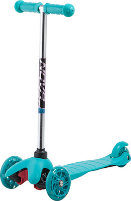 

Самокат Novatrack, Disco-kids бирюзовый 120 DISCOKIDS.SGN9