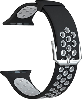 

Ремешок для часов Lyambda, для Apple Watch 42/44 mm ALIOTH DS-APS01-21-44-BGY Black/Grey