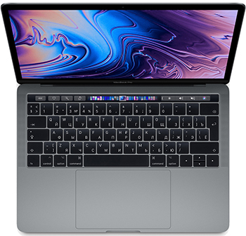 

Ноутбук Apple, MacBook Pro 13 with Retina display and Touch Bar Mid 2019 (MUHN2RU/A) ''серый космос''