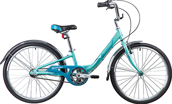 

Велосипед Novatrack, 24'' ANCONA зеленый 24AH3V.ANCONA.10GN9