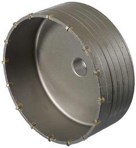 Изображение товара Коронка кольцевая Sturm! 150 мм BK8 с центирующим сверлом и SDS+ для бетона