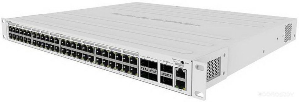 

Коммутатор MikroTik CRS354-48P-4S+2Q+RM 1x100Mb 48G 4SFP+ 48PoE+ 700W управляемый