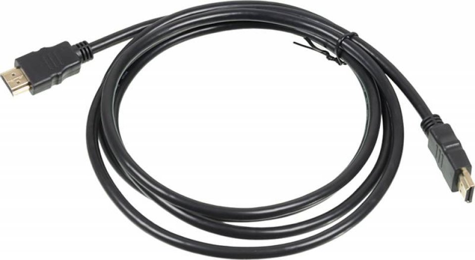Кабель аудио Ningbo jaac024-1.5 2хrca (m)/2хrca (m) 1.5м. черный. Провод HDMI И круглый штекер.
