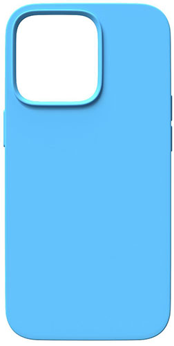 фото Защитный чехол red line для iphone 14 plus, с микрофиброй, blue jay