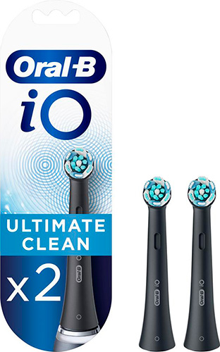 фото Насадка для зубной щетки oral-b io ultimate, black, 2 pcs