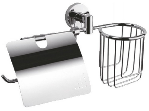 Изображение товара Держатель для туалетной бумаги и освежителя воздуха D-Lin D100/хром (D242100)