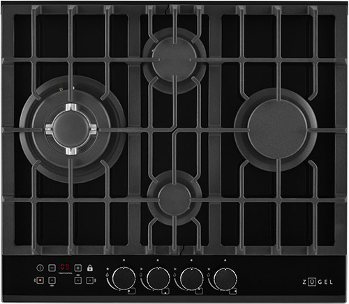 

Газовая варочная панель Zugel ZGH600X, Черный