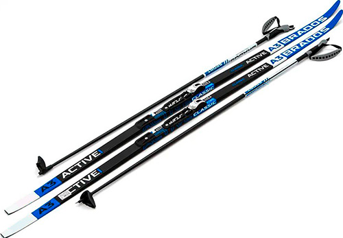 

Лыжи беговые STC NNN - 205 STEP Brados Active A3 Blue, Черный/синий/белый