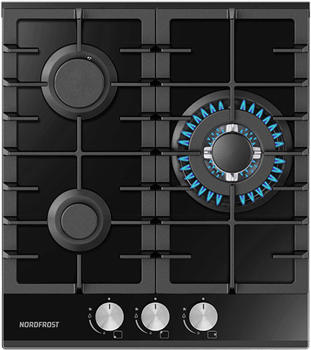 

Газовая варочная панель NordFrost HM 4532 B, Черный