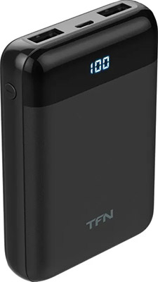 Внешний аккумулятор TFN 10000mAh Mini LCD black TFN-PB-215-BK
