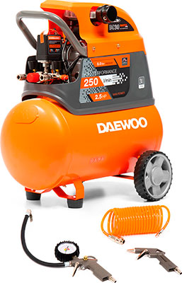 

Компрессор Daewoo Power Products DAC 24 D, Желтый/черный