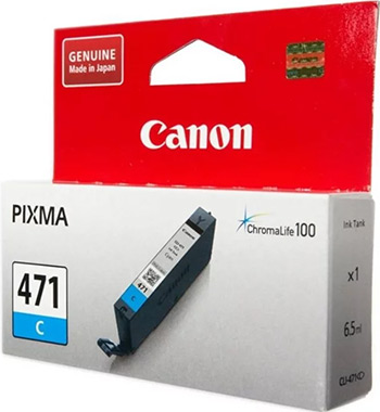 Картридж Canon CLI-471 C 0401 C 001 Голубой
