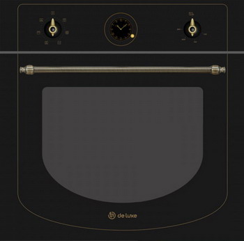 

Электрический духовой шкаф De luxe 6006.05эшв-062, Черный матовый