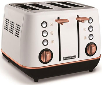 Тостер Morphy Richards Evoke Rose Gold White 240115 фото