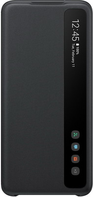 

Чехол (клип-кейс) Samsung S20 (G980) ClearView black EF-ZG980CBEGRU