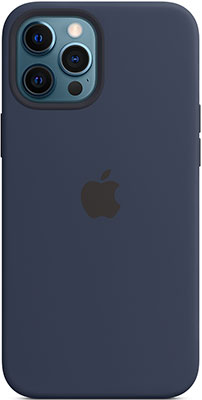 

Чеxол (клип-кейс) Apple, iPhone 12 Pro Max Silicone Case with MagSafe - Deep Navy MHLD3ZE/A