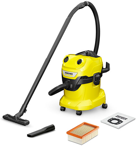 Хозяйственный пылесос Karcher WD 4 V-20/5/22, желтый (1.628-209.0)