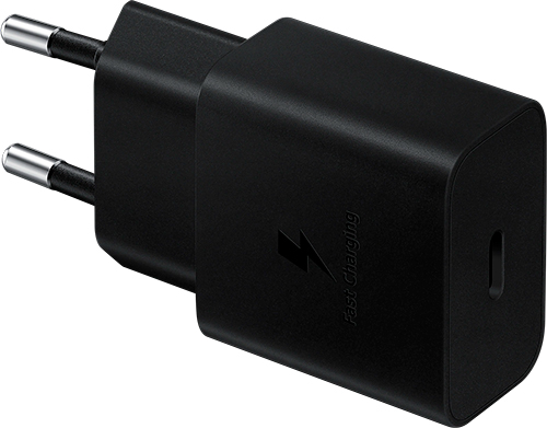 СЗУ Samsung 45W, Compact Power Adapter USB-C to C Cable (EP-T4510XBEGRU) black