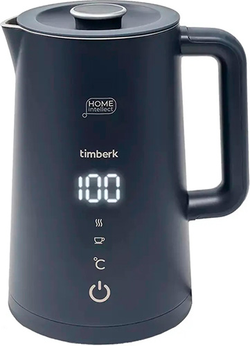 фото Чайник с wi-fi timberk t-ek21s104wf, 2200вт, 1.7л, черный