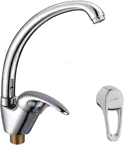 Изображение товара Смеситель для кухни D-Lin D150359 с поворотным изливом хром