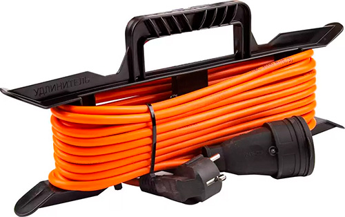 

Удлинитель Электрон 3500 Вт на рамке, 20м (С/з) IP44, Оранжевый