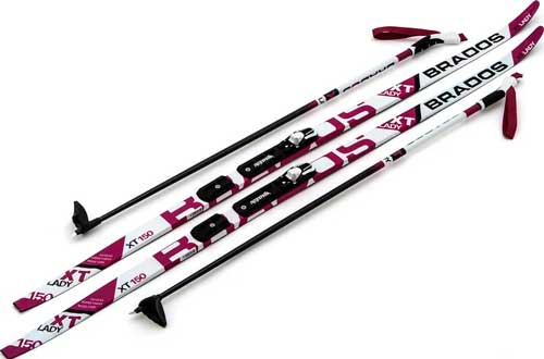 

Лыжи беговые STC NNN (Rottefella) - 150 STEP XT Lady, Белый/черный/красный