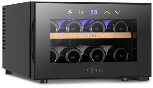 

Винный шкаф Zugel ZTWF81B черный