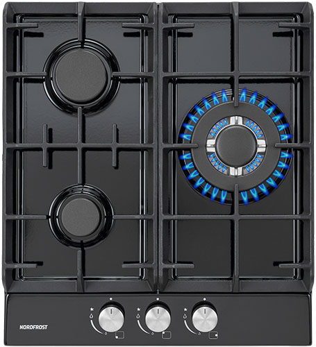 

Газовая варочная панель NordFrost HS 4532 B, Черный