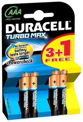 

Батарейка Duracell, LR 03/MX 2400-4BL TURBO MAX