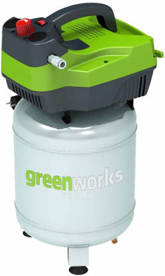 

Компрессор Greenworks, 24 л GAC 24 V 4101707