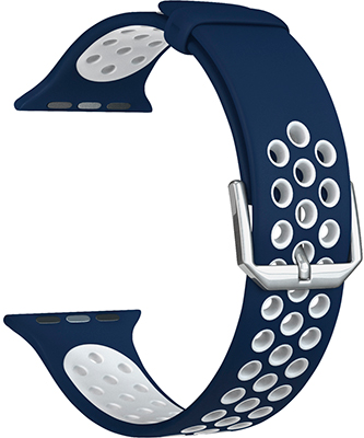 

Ремешок для часов Lyambda, для Apple Watch 42/44 mm ALIOTH DS-APS01-21-44-BW Blue/White