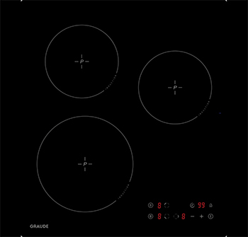 

Электрическая варочная панель Graude IK 45.0 S, Черный
