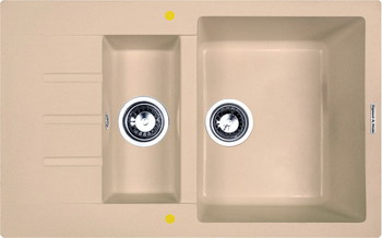 

Кухонная мойка Zigmund & Shtain RECHTECK 775.2, топленое молоко