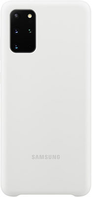 

Чехол (клип-кейс) Samsung, S20plus (G985) SiliconeCover white EF-PG985TWEGRU