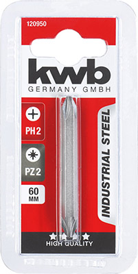 

Бита двусторонняя Kwb, PH2XPZ2 60мм 120950