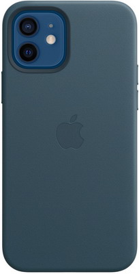 

Чеxол (клип-кейс) Apple, iPhone 12 | 12 Pro Leather Case with MagSafe - Baltic Blue MHKE3ZE/A