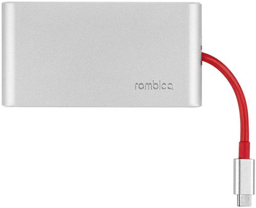 Хаб USB Type-C Rombica Hermes, красный (TC-00253)